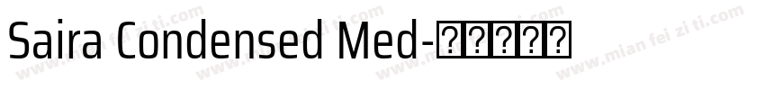 Saira Condensed Med字体转换